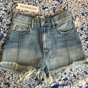 Revice star denim shorts